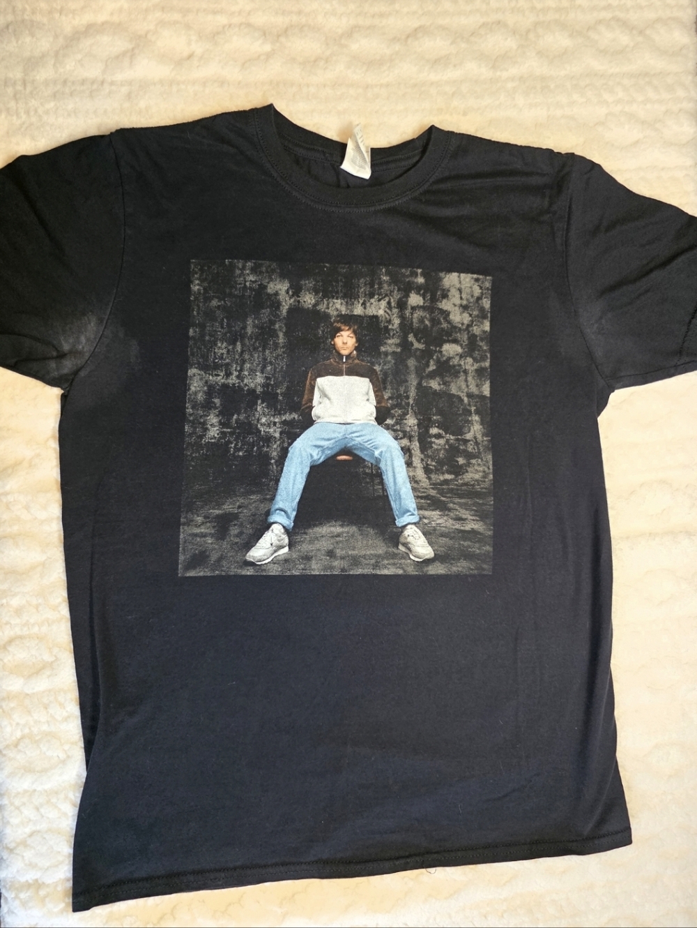 Louis Tomlinson World Tour 2020 Graphic Band Tee Black Size Large